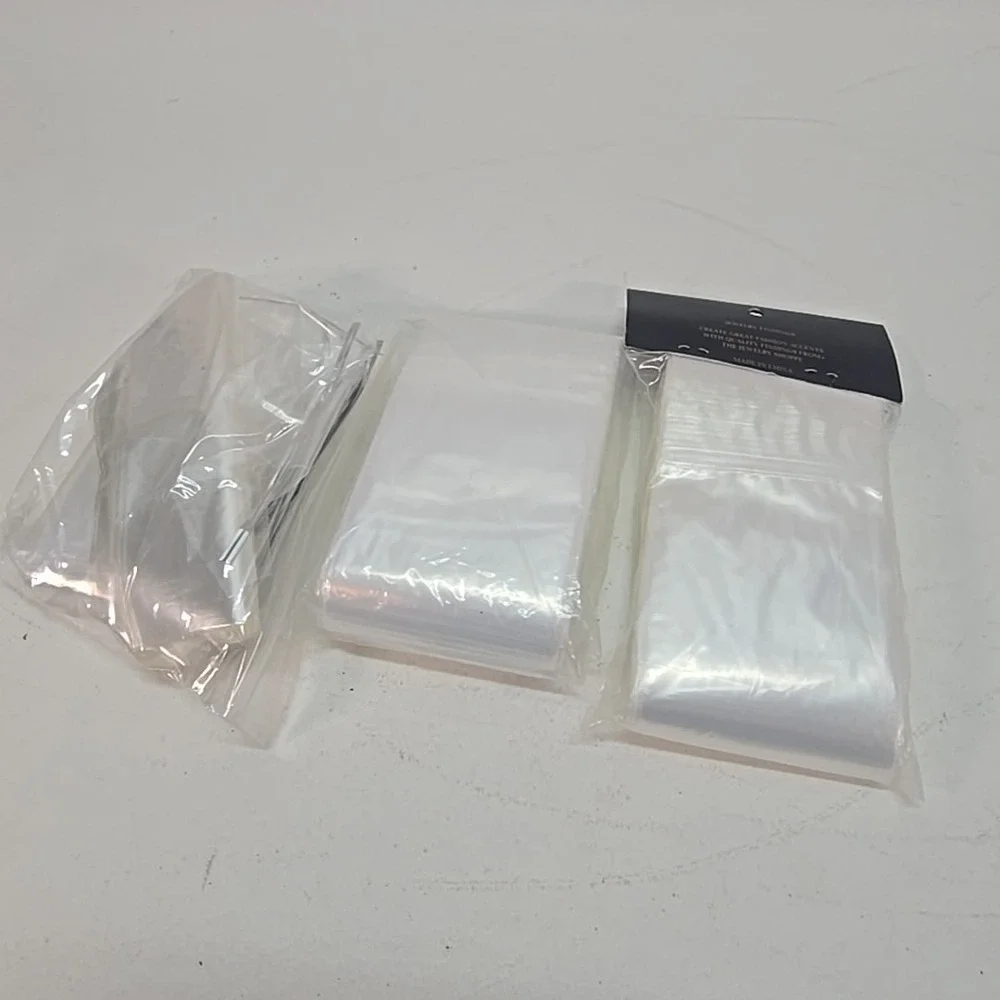Clear‎ Zip Seal Plastic Bags Lot Jewelry Zipper Top Lock Reclosable Baggies